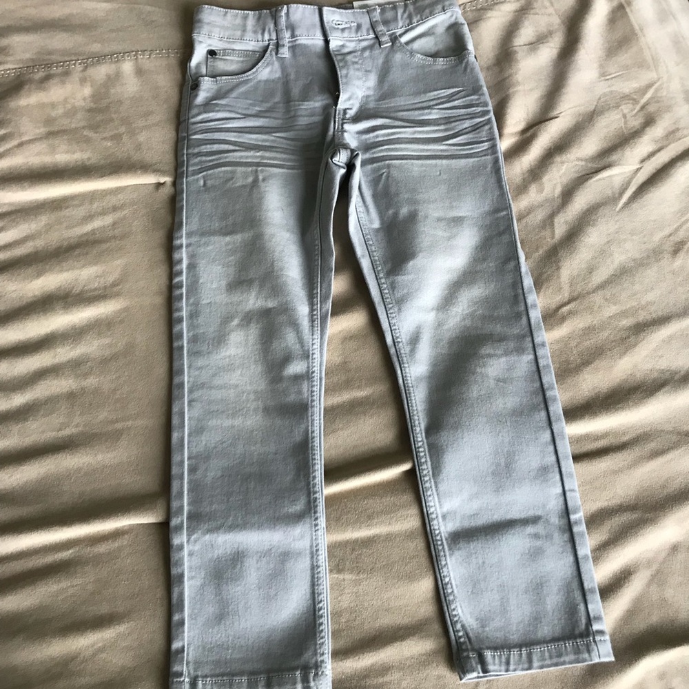 H&M stretch gray pants
